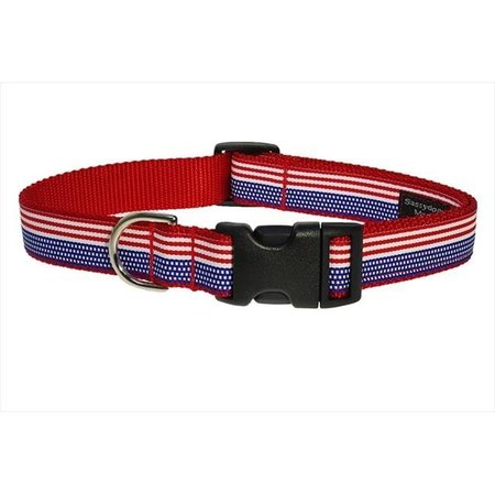 FLY FREE ZONE,INC. American Flag Dog Collar - Medium FL521762